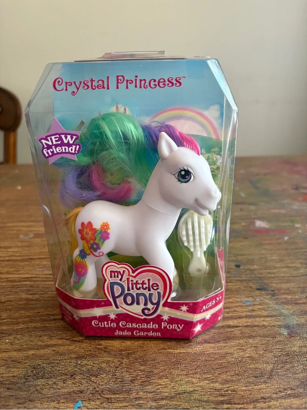 2006 My Little Pony Cutie Cascade Pony Jade Garden G3